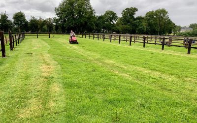 Getting the show grounds ready